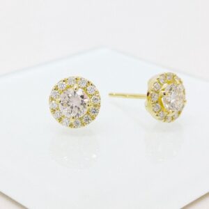 K18YG ダイヤモンド ピアス