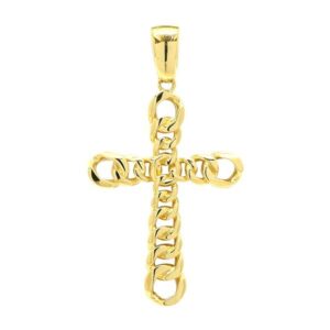 K18YG クロスペンダントトップ