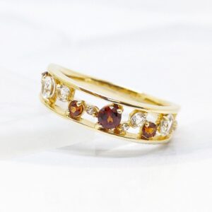 K10YG ガーネット リング