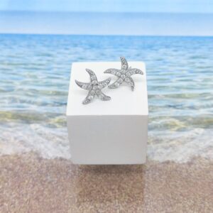 K18WG ダイヤモンド ピアス