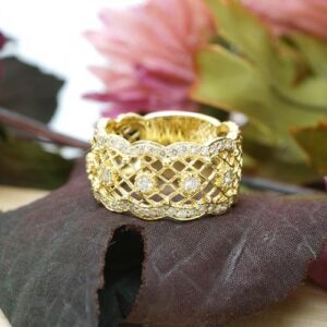 K18ダイアモンドリング