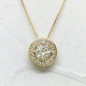 K18 ダイヤモンド ネックレス