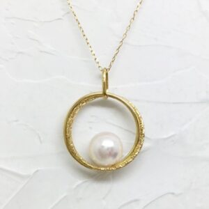 K18YG 本真珠 ネックレス