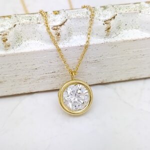 K18YG ダイヤモンド ネックレス